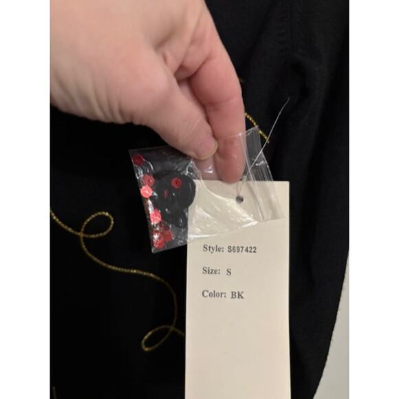 Vintage Jack B. Quick Sweater Cardigan Valentines Hearts Dead Stock Medium NWT - Picture 4 of 9